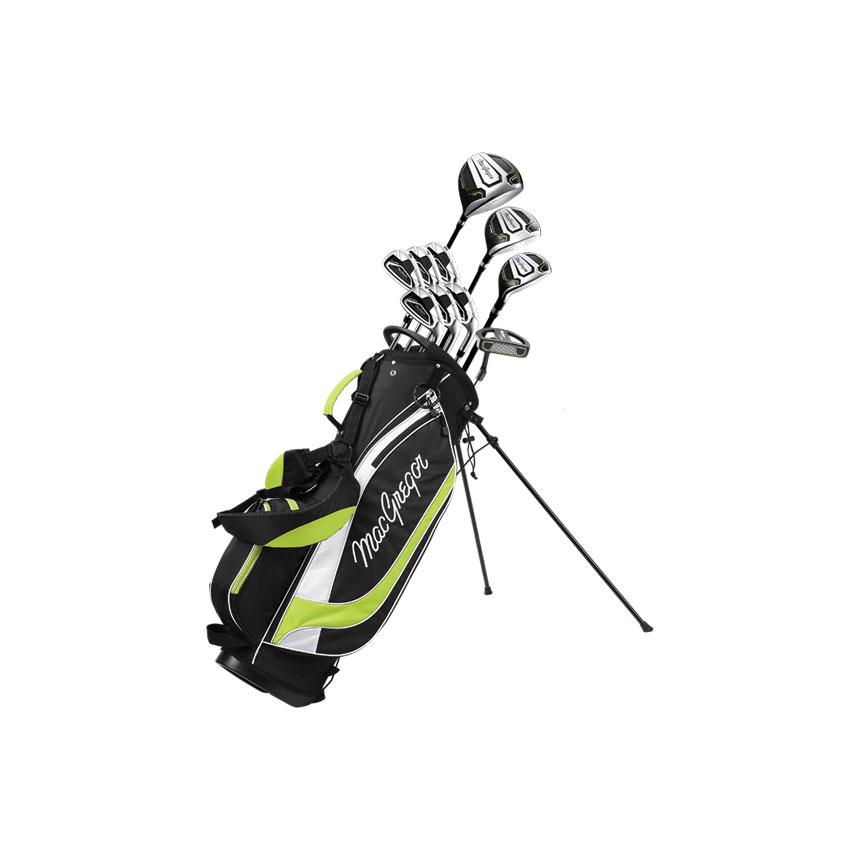 GWG-MacGregor-Mens-CG4000-Golf-Package-Set-(Steel-Graphite)---1-Inch-LongMens-Right-Hand-Stand-Bag-sa MacGregor Mens CG4000 Golf Package Set (Steel/Graphite) - 1 Inch Long Mens Right Hand Stand Bag - Image 1