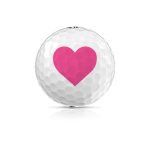 Srixon Soft Feel Lady Golf Balls (12 Balls) 2025 - Valentine Special White - Image 2
