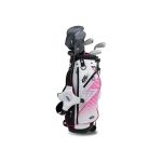 US Kids Ultra Light UL7-48 5-Club Golf Package Set Girls Right Hand- White/Pink - Image 2