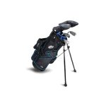 US Kids Ultra Light UL7-48 5-Club Golf Package Set Boys Right Hand- Black/Teal