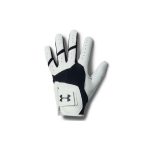 Under Armour Mens Tour ISO-CHILL Golf Glove Mens Right Hand (For Left Handed Golfers) White/Black Extra Large