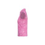 Pure Golf Ladies Trinity Sleeveless Polo Shirt - Azalea Pink - Image 3