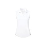 BGOWATU Women's Golf Polo Shirts Sleeveless Collared 3 Buttons Tennis Tank Tops Dry Fit UPF 50+ Pickleball Outfits Lightweight - Image 3