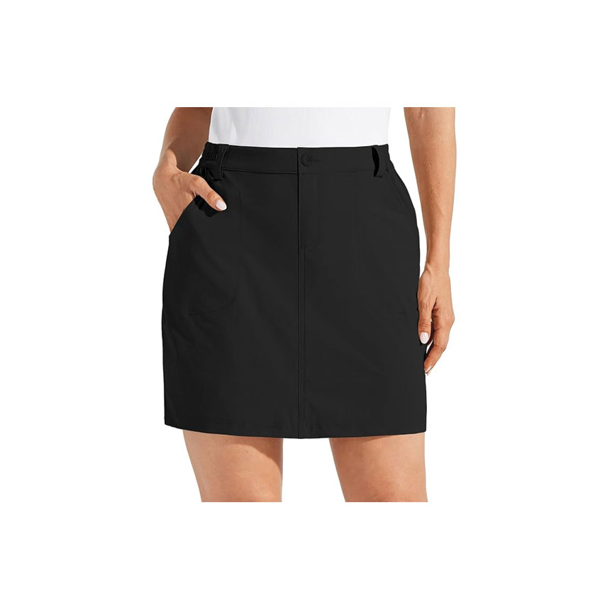 GWG-Willit-Women's-Golf-Casual-Skort-Skirts-UPF-50+-Quick-Dry-Zip-Pockets-Outdoor-Hiking-Black Willit Women's Golf Casual Skort Skirts UPF 50+ Quick Dry Zip Pockets Outdoor Hiking - Image 1