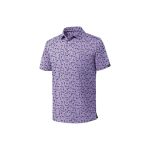ZITY Mens Print Polo Shirts Short Sleeve Moisture Wicking Shirts for Men Golf Tennis Daily Casual Collared T-Shirt Four-Leaf Clover - Image 2