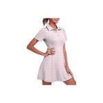FKEEP Women's Golf Dress Tennis Workout Athletic Dress with Shorts/ Short sleeve/ Pocket - Image 3