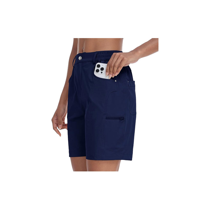 MoFiz-Womens-Golf-Shorts-7-inches-Quick-Dry-Hiking-Shorts-a MoFiz Womens Golf Shorts 7" Quick Dry Hiking Shorts Lightweight Bermuda With Pockets( Water Resistant) - Image 1