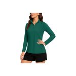TACVASEN Women's Quarter Zip Pullover Long Sleeve Golf Shirts Sun Protection UPF 50+ Active Tops - Image 8