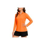 TACVASEN Women's Quarter Zip Pullover Long Sleeve Golf Shirts Sun Protection UPF 50+ Active Tops - Image 6