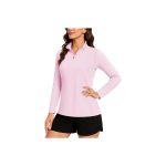 TACVASEN Women's Quarter Zip Pullover Long Sleeve Golf Shirts Sun Protection UPF 50+ Active Tops - Image 5
