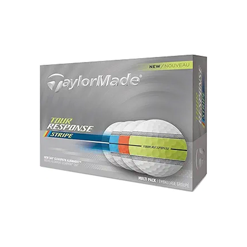 TaylorMade-Tour-Response-Stripe-Multi-Golf-Ball TaylorMade Tour Response Stripe Multi Golf Ball, 2023 - Image 1
